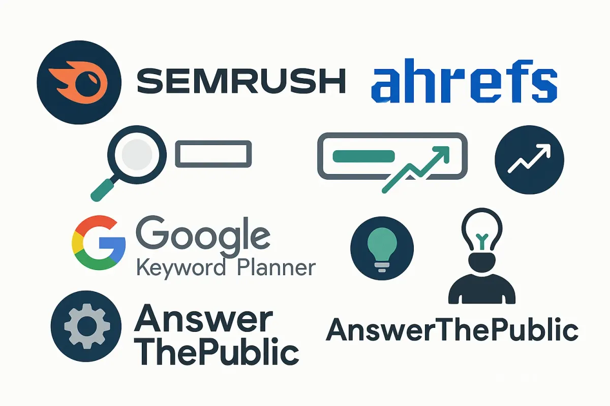 Penyelidikan Kata Kunci dan Penggunaan Alat SEO seperti Google Keyword Planner, Ahrefs, SEMrush