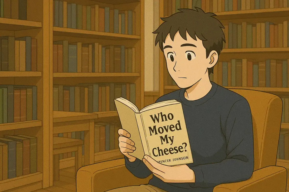 I was reading Who Moved My Cheese and this totally changed my mind