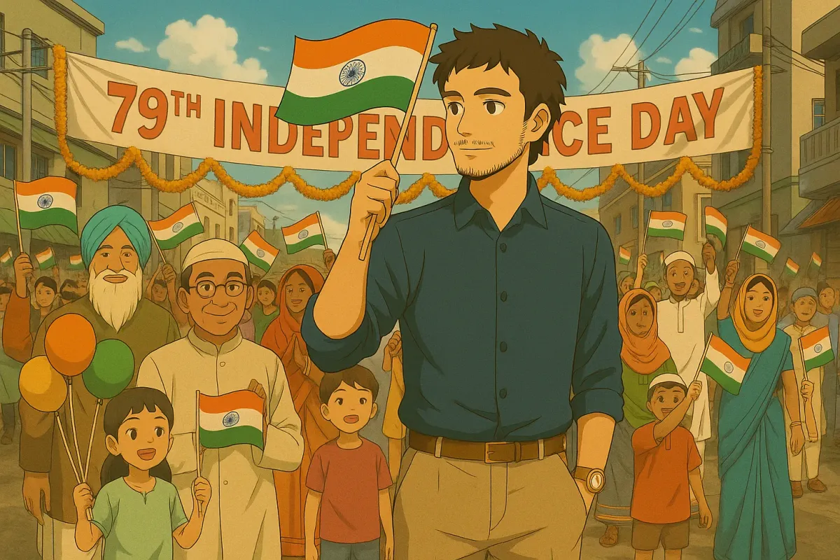 वाह, 15 अगस्त 2025 — आज़ादी का दिन है, और मैं कह सकता हूँ कि हम अब भी संघर्ष कर रहे हैं।
