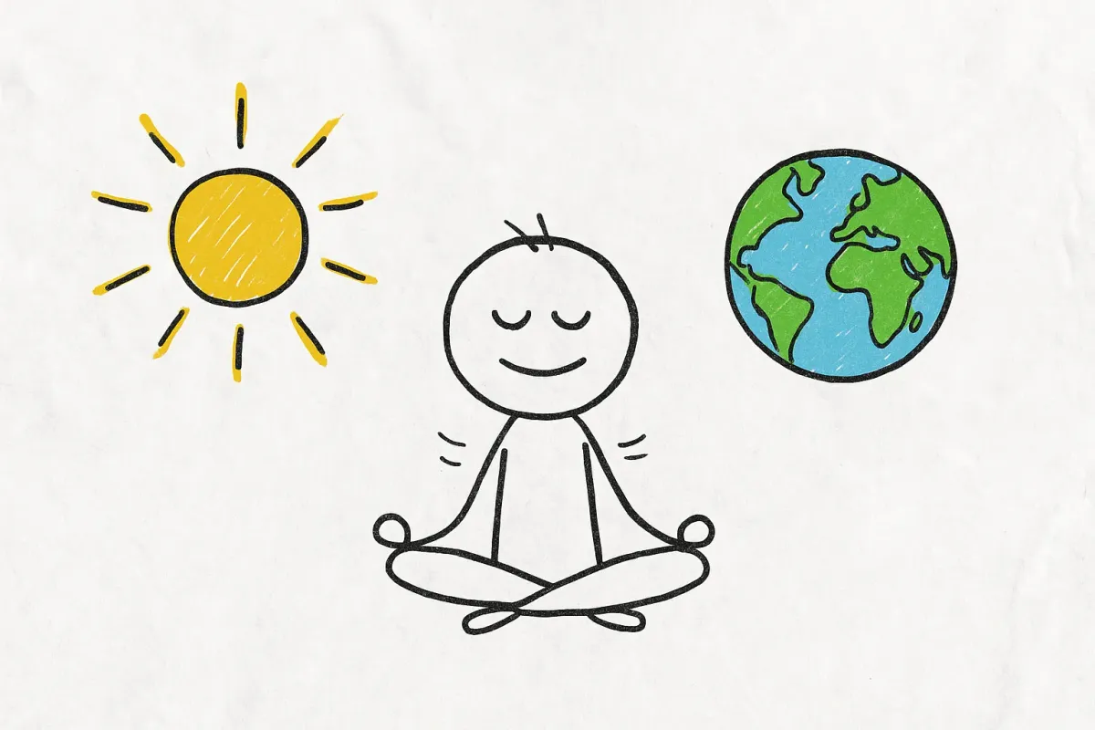 Health Meditation and workout